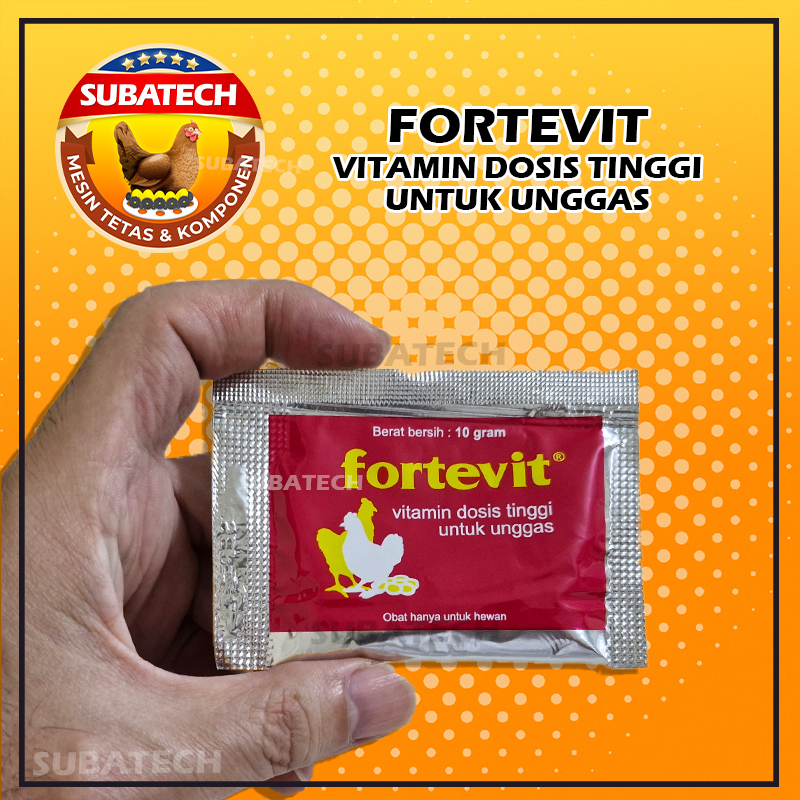 Fortevit Vitamin Unggas Untuk Ayam Bebek Burung