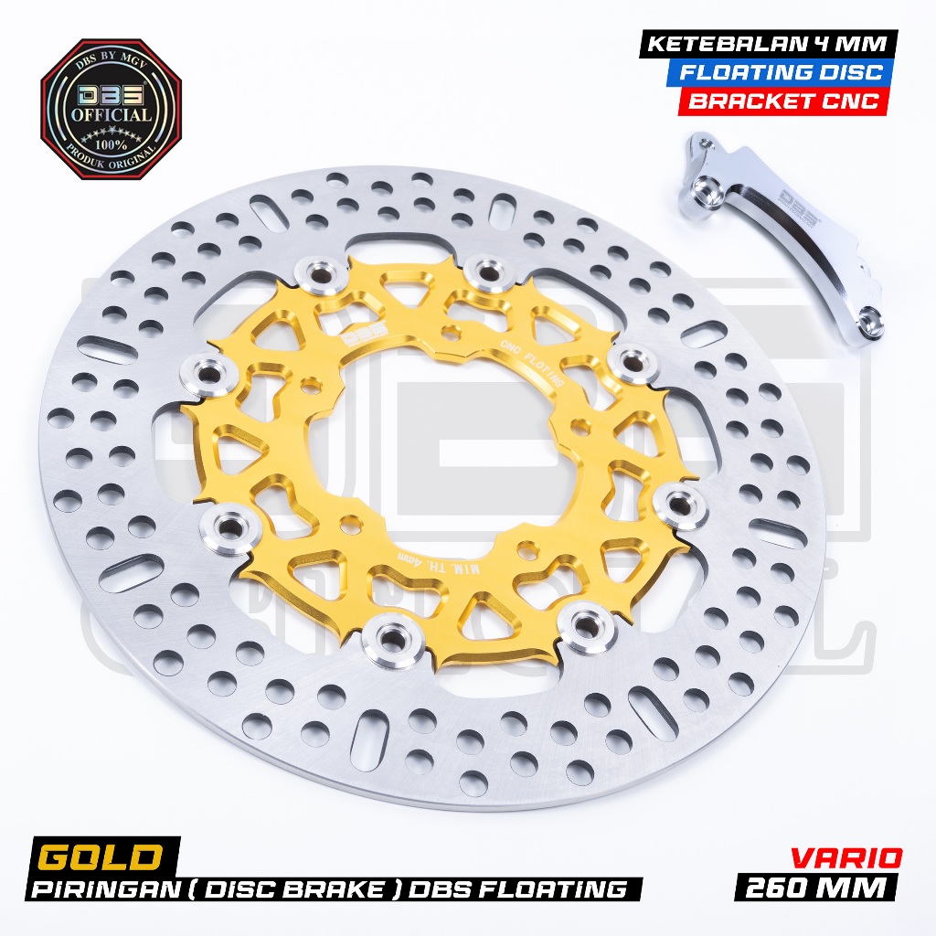 DBS Floating Disc Brake CNC Piringan Cakram Vario150 ukuran 260mm