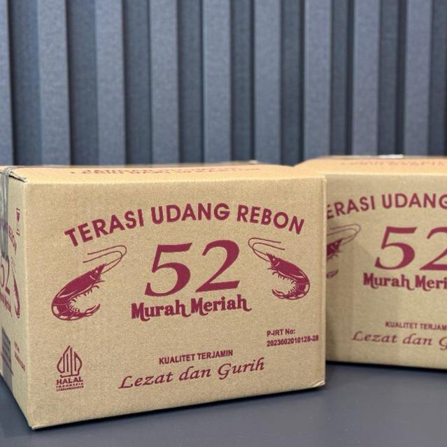 

Terasi Udang Rebon 52 per dus - Terasi Merah Kualitas Super Untuk Masakan, Sambal 225 Gram