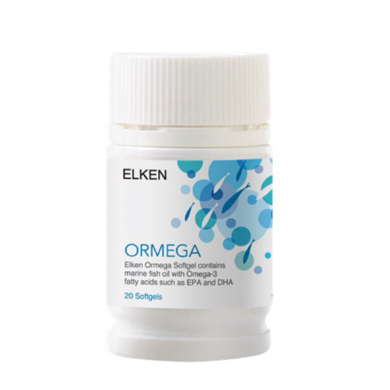 Elken Ormega Epa Dha 20 Softgels (Malaysia)