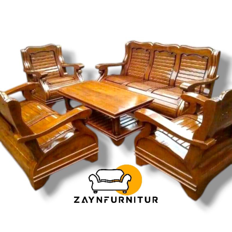 Grade A Kursi Tamu Gajah Kayu JatiJepara