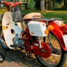 side box wadah pinggir honda c70 pispot + bracket