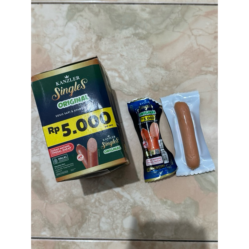 

1 PCS Sosis Kanzler Singles 35gr 5000 Goceng