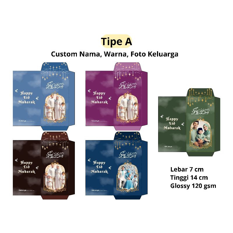 

Amplop Lebaran Custom Nama Warna Foto Keluarga Tipe A isi 10pcs