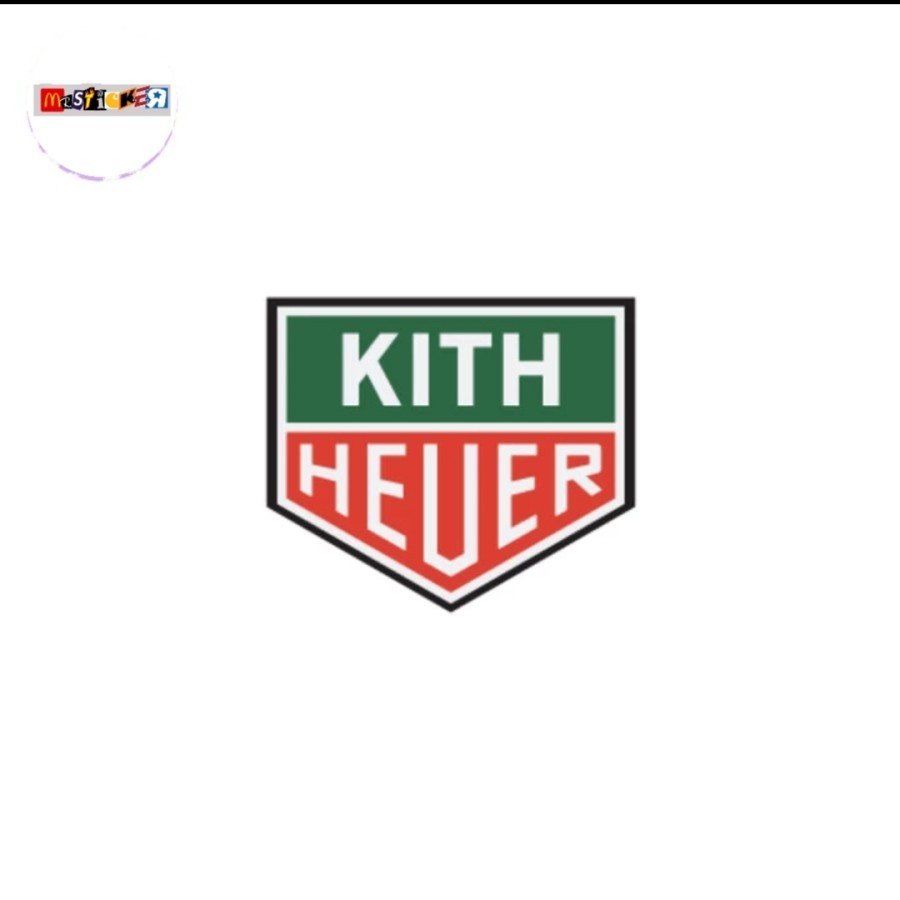 

sticker KITH x TagHeuer formula 1 logo stiker