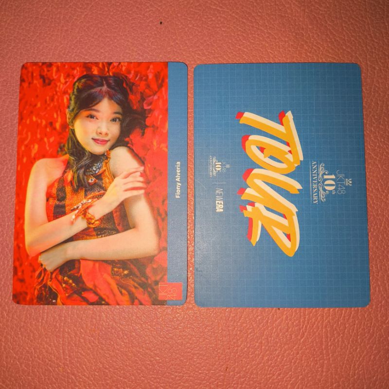 Photocard JKT48 10th Anniversary Tour Fiony Alveria Tantri - PC Anniv 10 Fiony