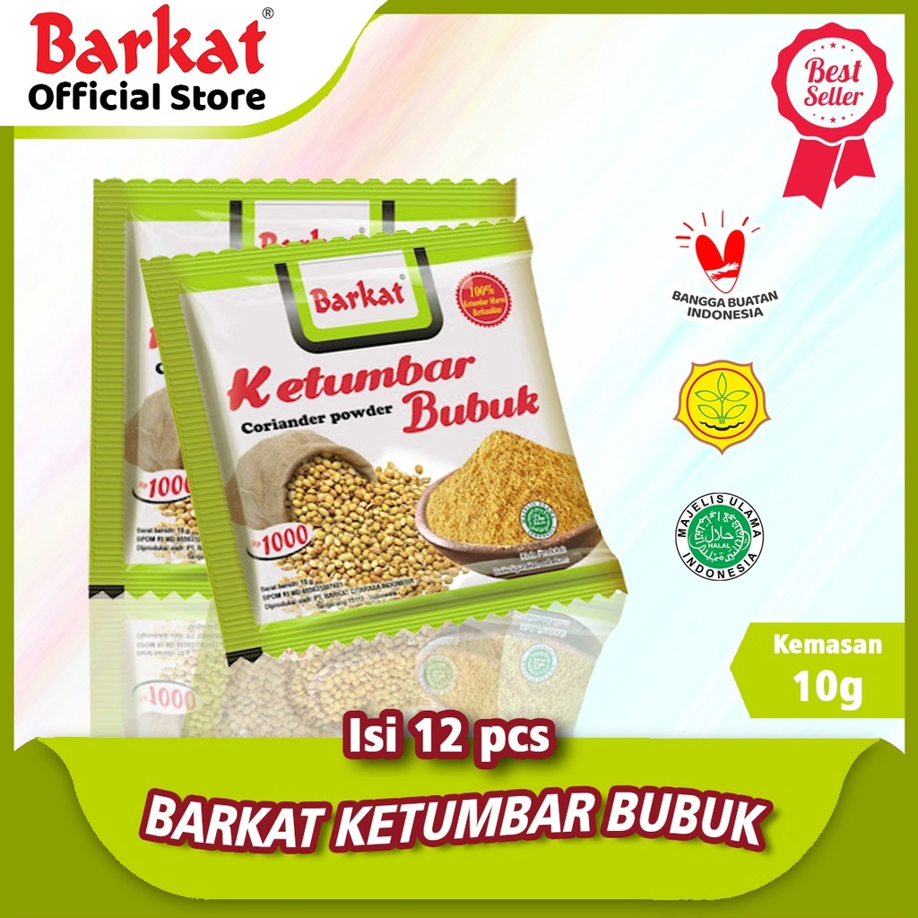 

Barkat Ketumbar Bubuk Renceng/Sachet Original Dari Barkat Kualitas Premium Kemasan 5 Gram Sejak 1939