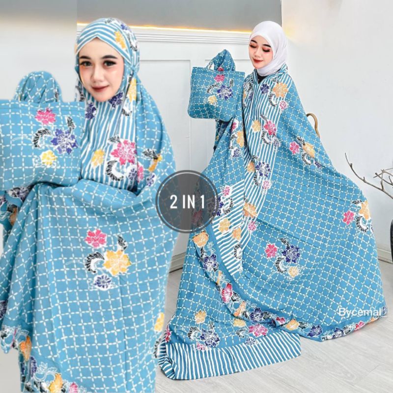 MUKENA BATIK CAP MUKENA BATIK PEKALONGAN MUKENA BATIK POTONGAN DEWASA