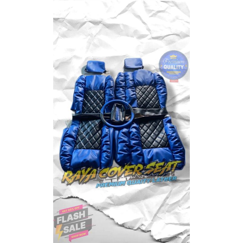 Sarung jok mitsubishi strada single kabin model sofa terbaru 2025 dengan bonus komplit