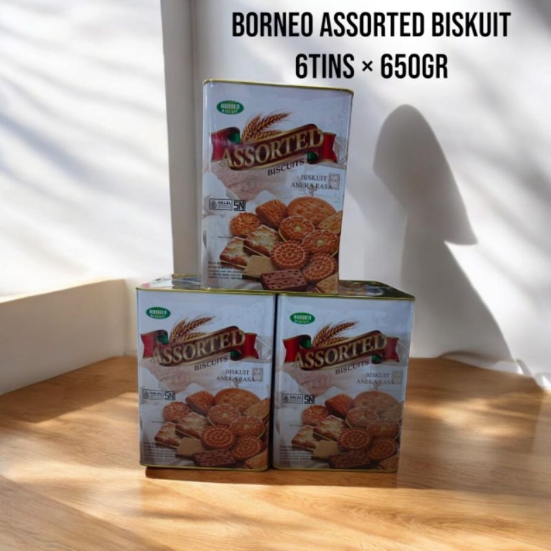 

Aneka Snack Cemilan Murah Borneo Assorted Biscuits Aneka Rasa 650 gr