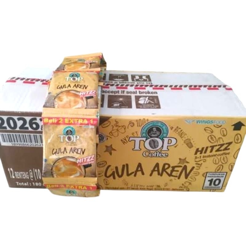 

Top kopi Gula Aren 1 dus 180 sachet