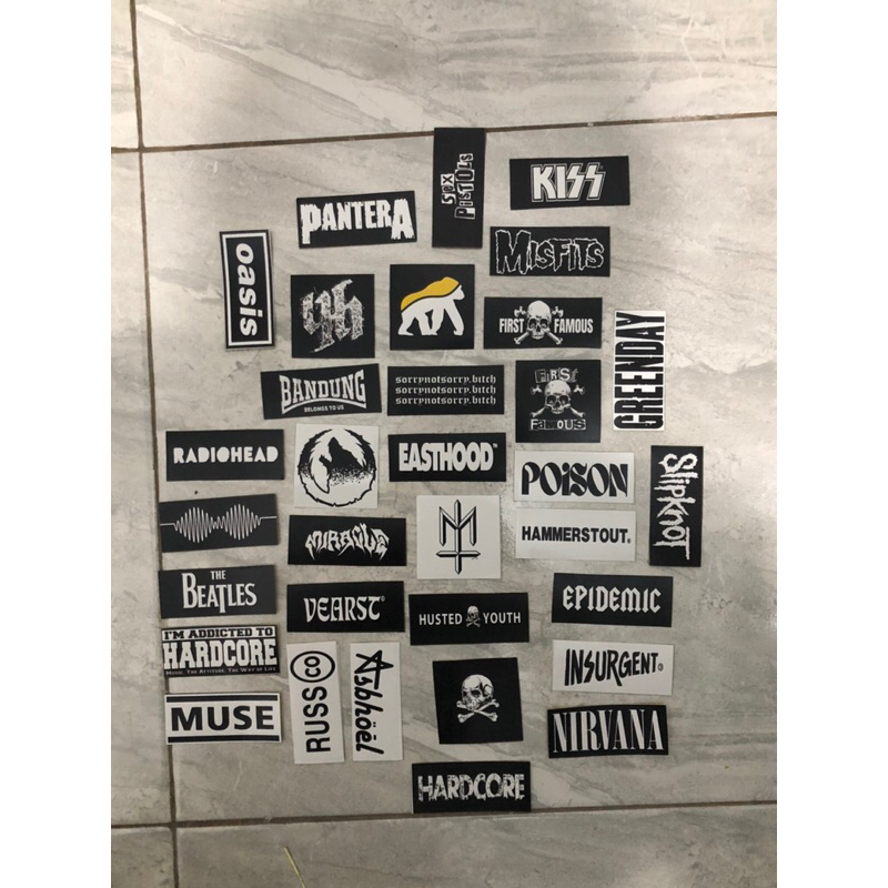 

stikerpack 34pcs termurah, STIKER BRAND LOKAL, STIKER HELM, STIKER BRAND BANDUNG, STIKER BAND, BAND OASIS, STIKER BAND LUAR, STIKER SKENA, STIKER AESTHETIC, STIKER MOTOR
