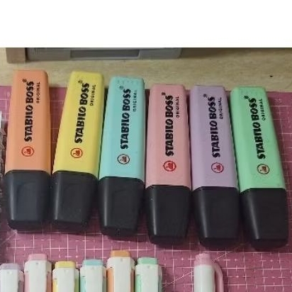 

STABILO Set 6 - BOSS Pastel Edition / Highlighter Original 6 pcs / Marker and Pen