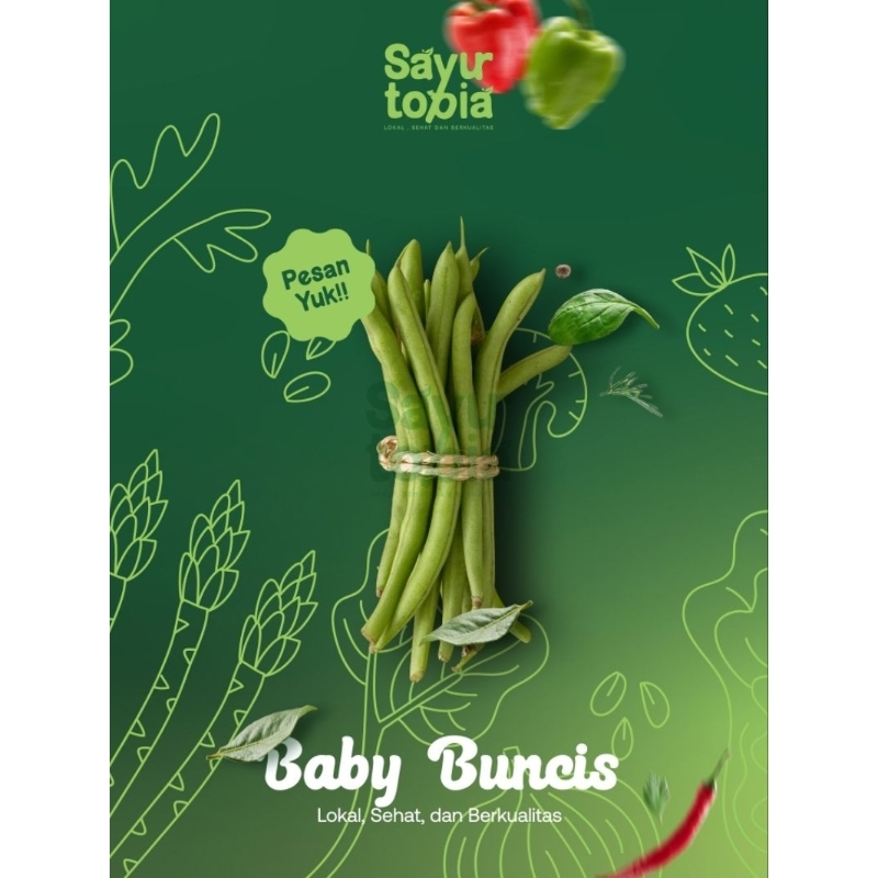 

Baby buncis 250gr 500gr 1kg