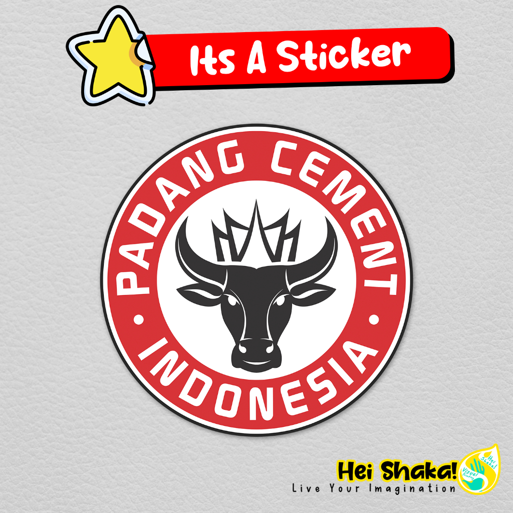 

Stiker Padang Cement Indonesia Sticker Semen Padang Bahan Vinyl Anti Air