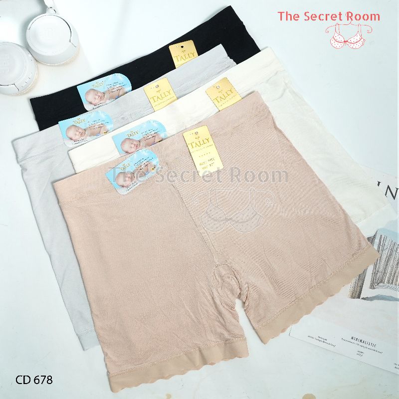 TALLY CD CELANA DALAM SHORT 675 (FIT L) , 678 (FIT XL) I BAHAN BABY SKIN I FREE SIZE