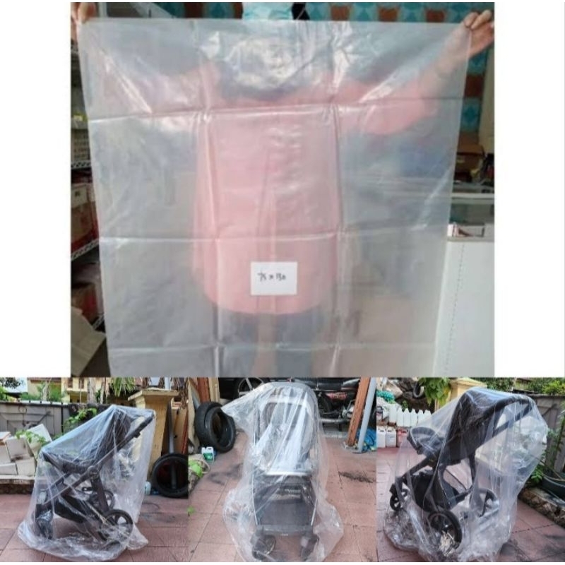 Kantong Plastik Penutup Stoller PE Besar Jumbo Tebal | Kantong Plastik TAHAN AIR dan ANTI BOCOR | Pl