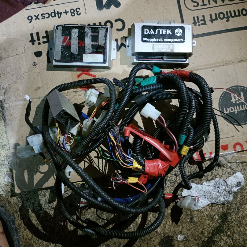 dastek unichip Q+ driver module throttle module scv module selector wirring lengkap x grand innova 2