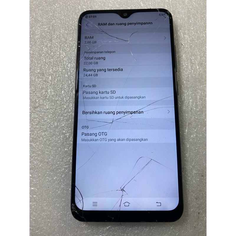mesin vivo y91 hidup minus
