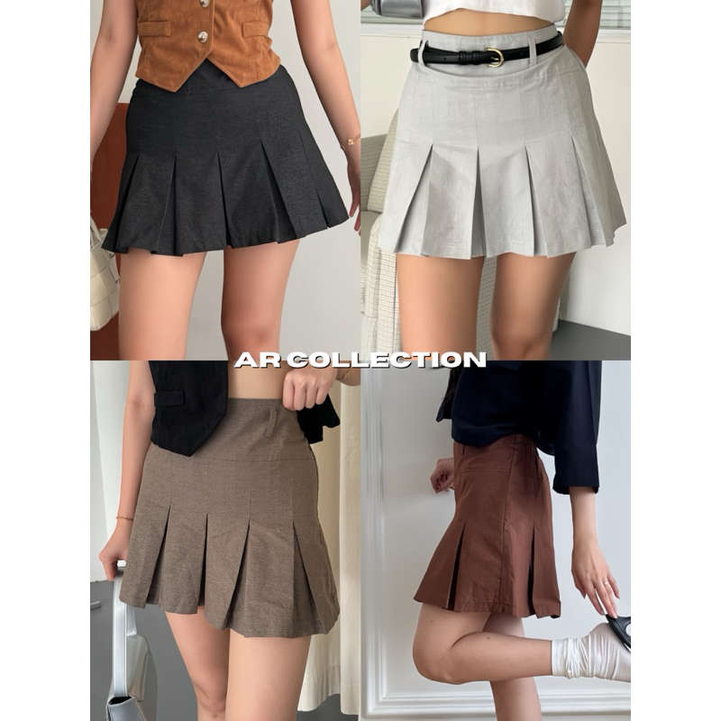 ROK PREMIUM | TENNIS SKIRT | ROK TENNIS | ROK BAHAN COTTONE TONE