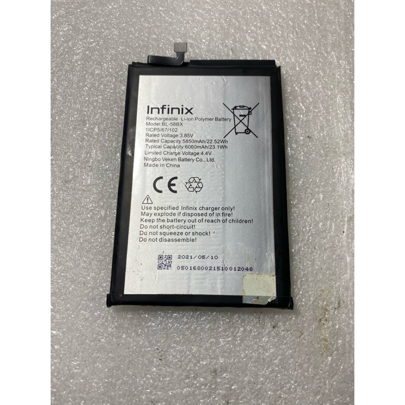 batre baterai infinix hot 9 play hot 10 play copotan
