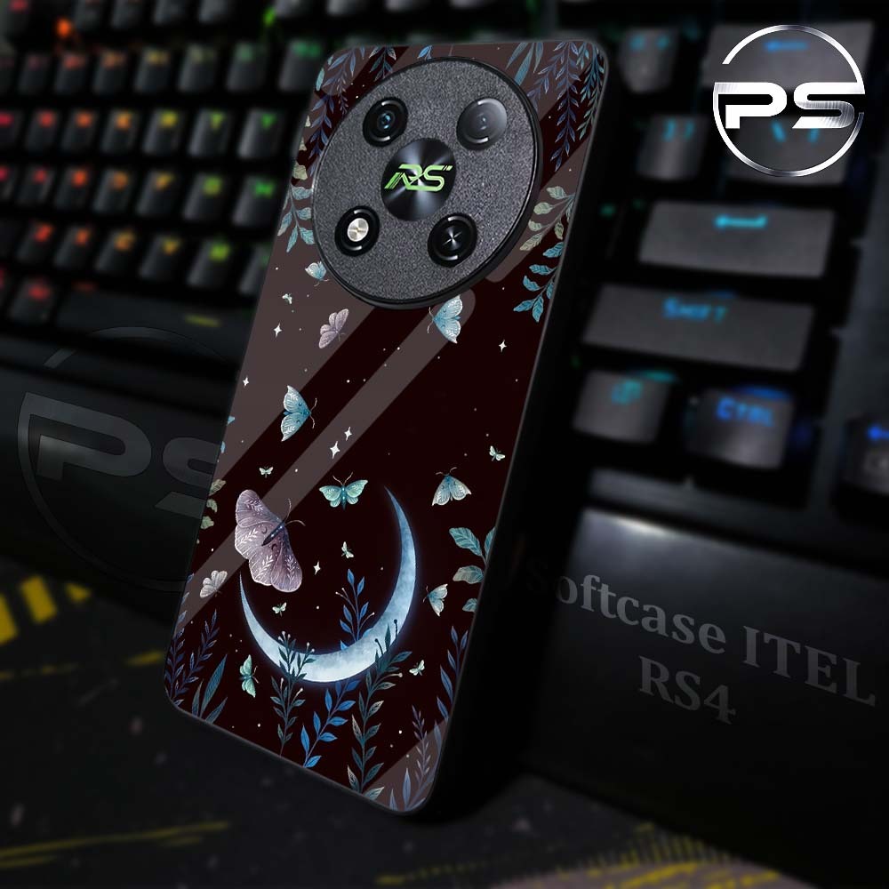 PS33 Softcase Kilau Itel RS4 | Case Itel Kesing Full Cover Pelindung Hp Softcover Smartphone ITEL Rs