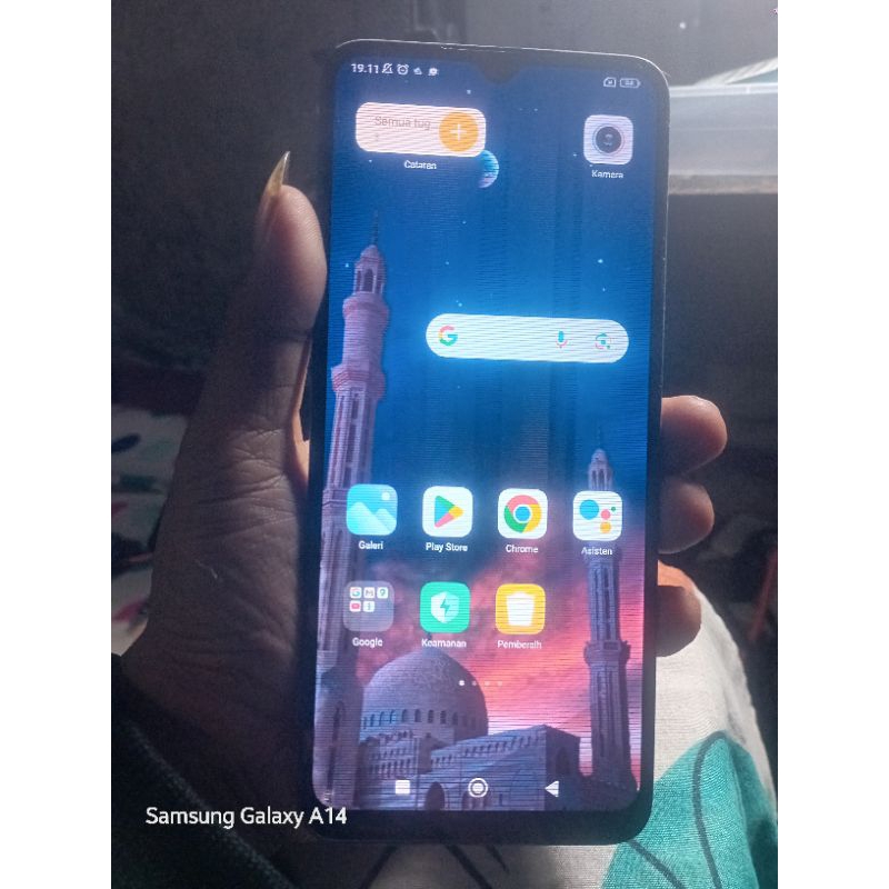 lcd redmi 10c copotan minus