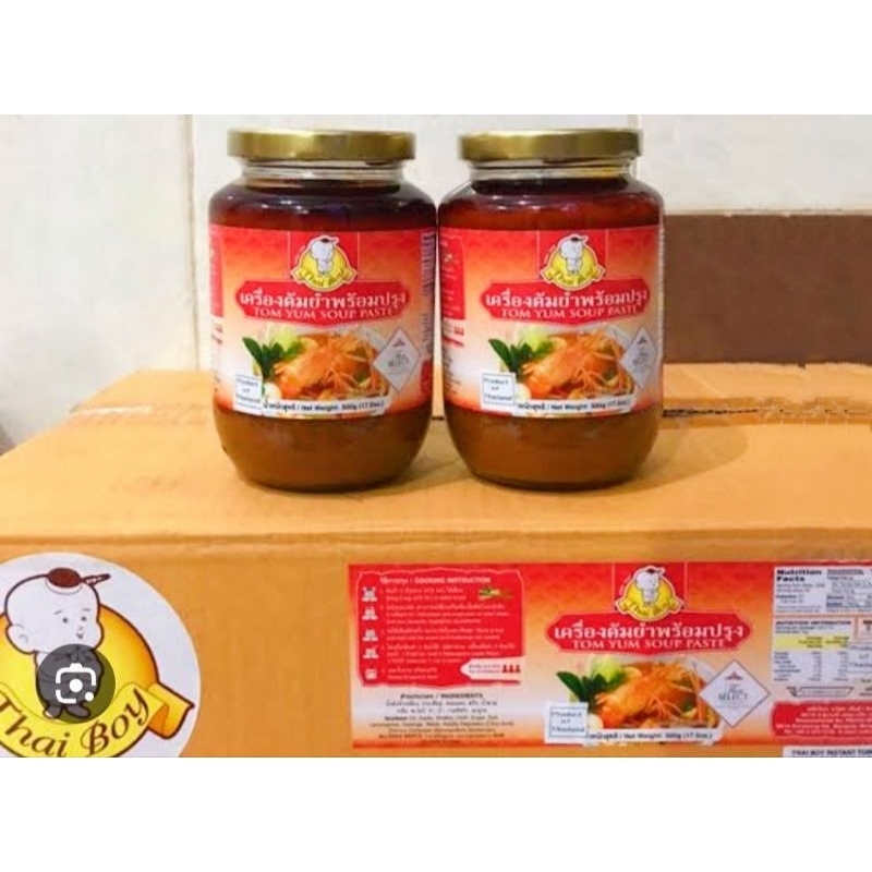 

1dus Bumbu Sup Tom Yam Thai Boy / Saus Tom Yam 500gr - Dus tomyum thailand