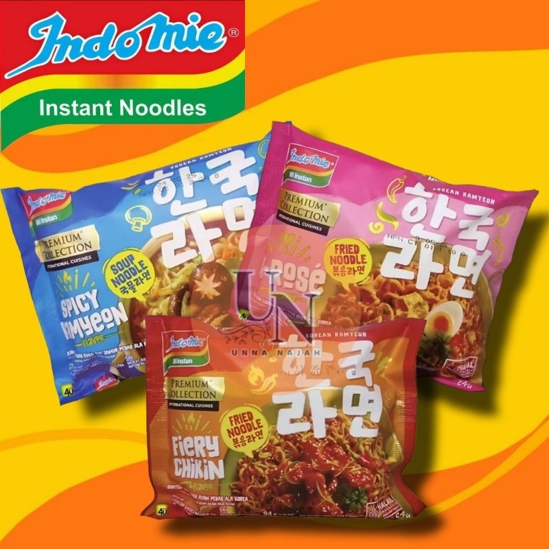 

Indomie Korean Series Varian Fiery Chikin Spicy Ramyeon dan K Rose