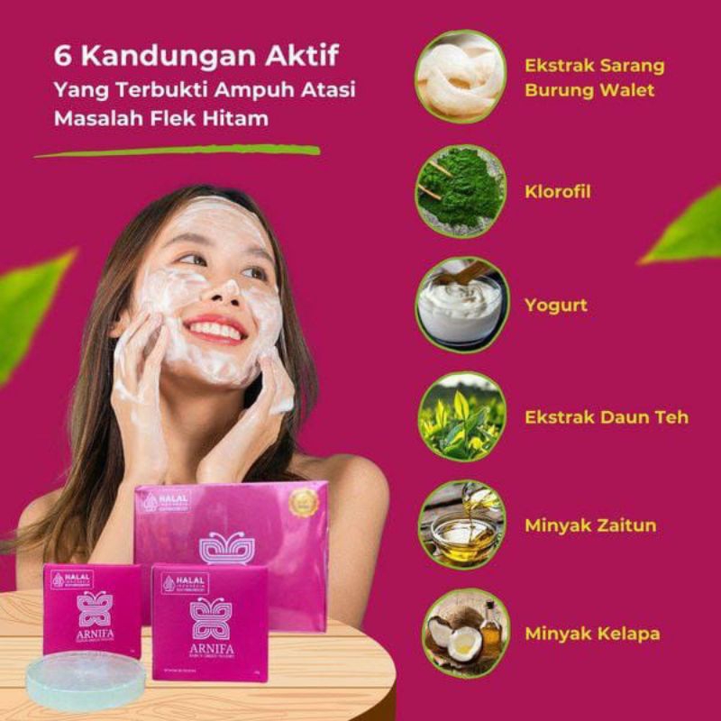 ARNIFA Sabun Green Yogurt