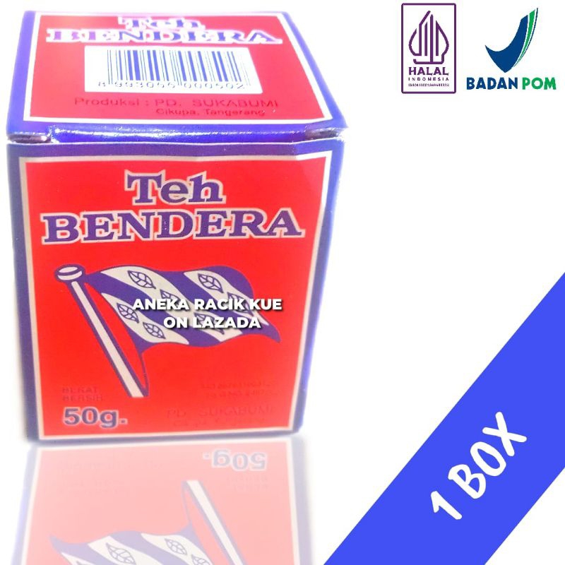 

Teh Bendera Kotak Bubuk 50gr Eceran