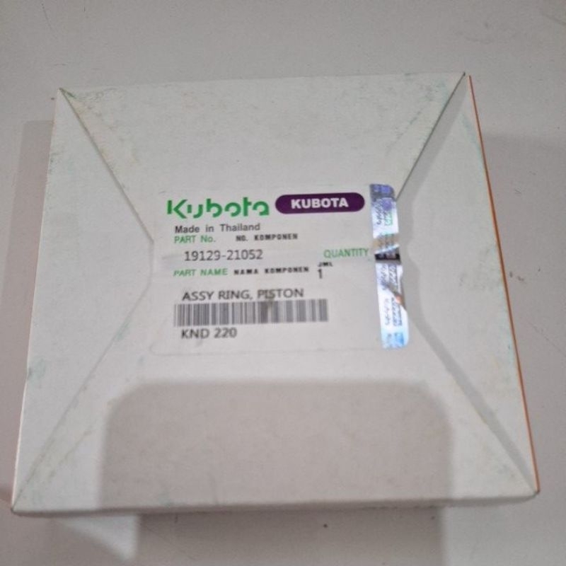 KND220 Ring Reng Set Seher Mesin Kubota KND 220 Mesin Disel Kubota