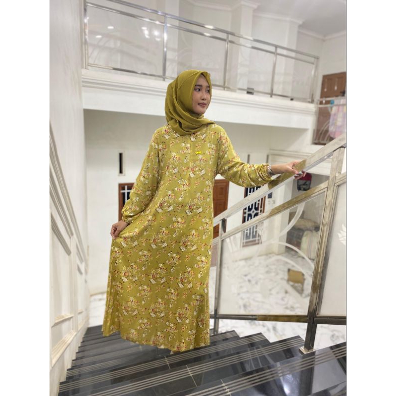 Gams Bahan Rayon // Gamis Harian // Gamis Adem