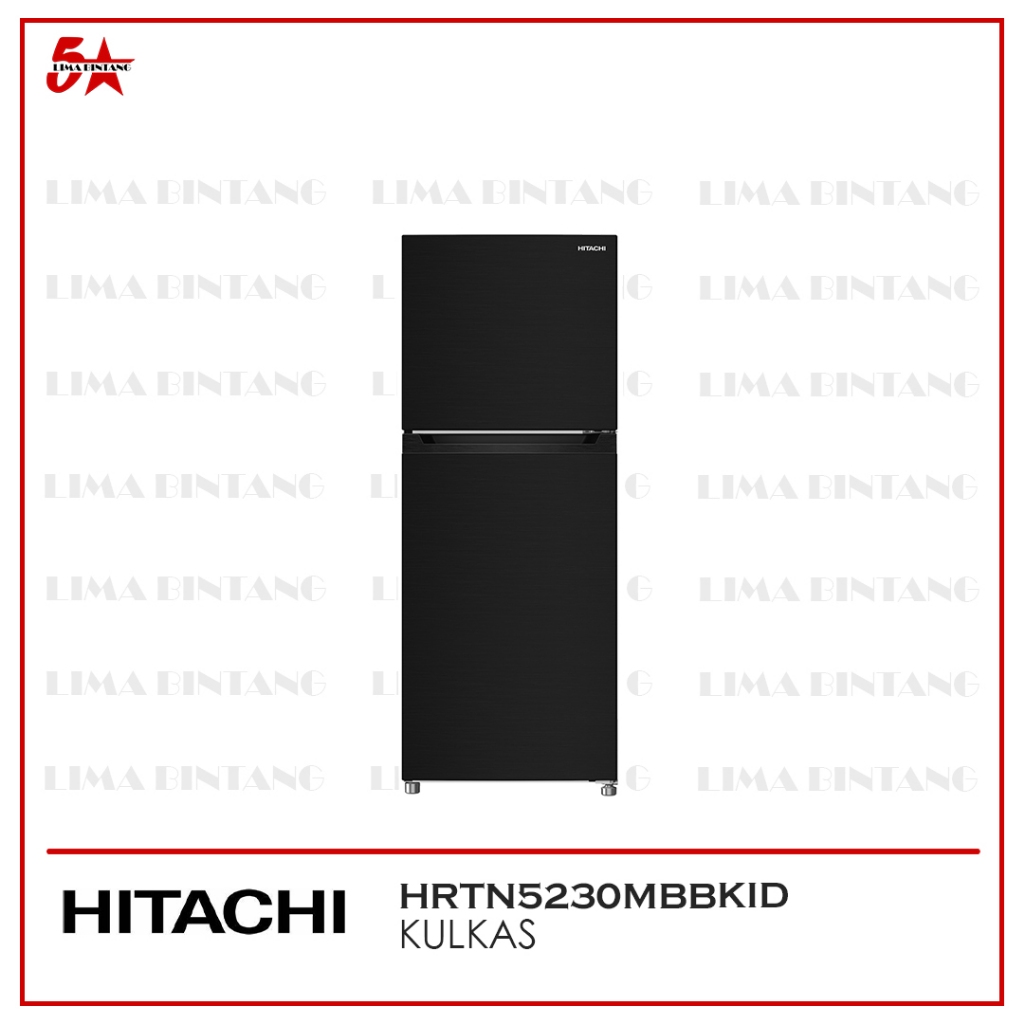 HITACHI KULKAS 2 PINTU 210 LITER HRTN5230MBBKI