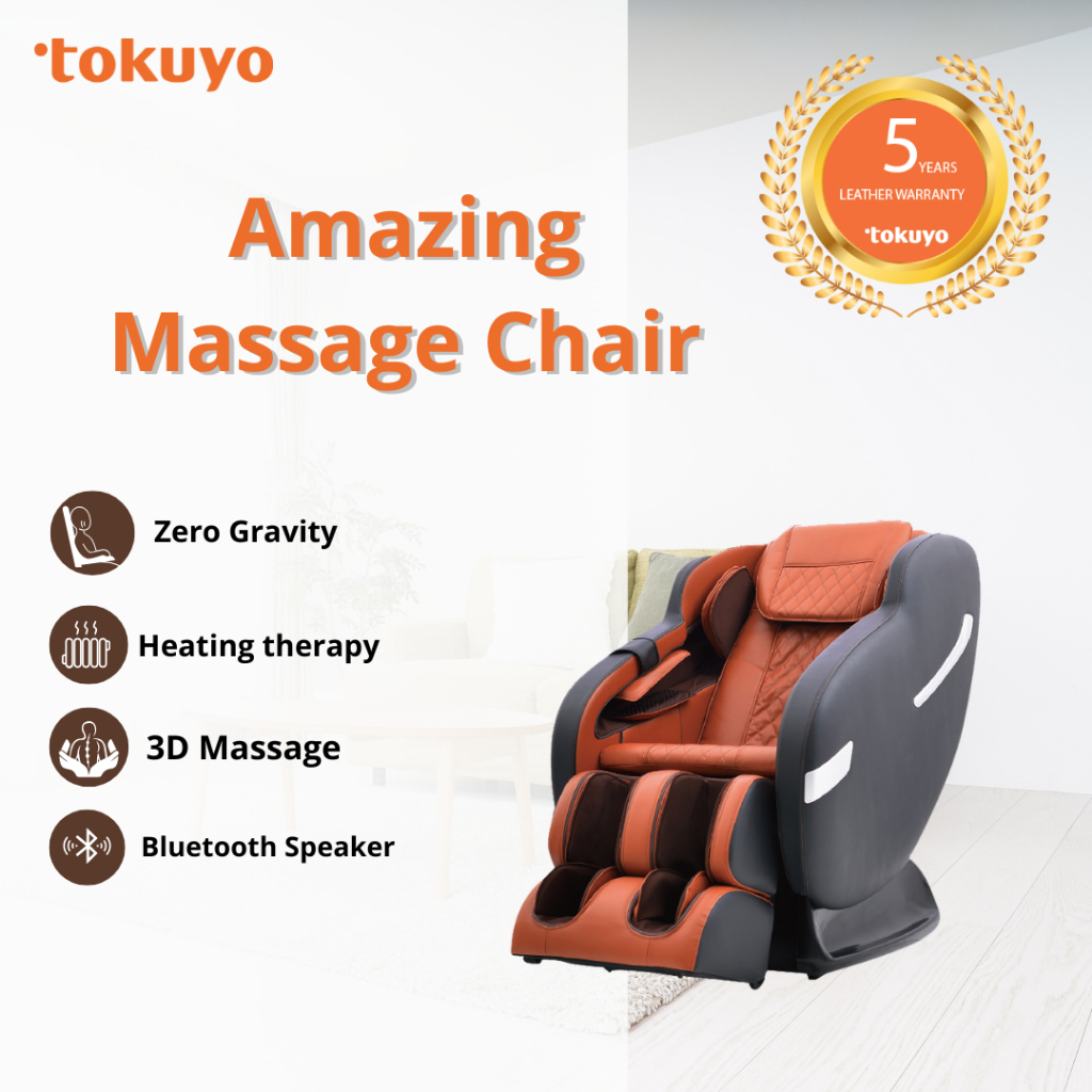 Tokuyo Kursi Pijat Multifungsi Deluxe Classy Massage Chair Kursi Pijat Mewah TC 395