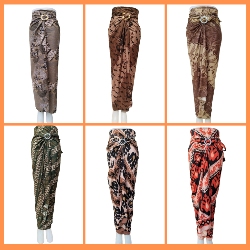 Lilit Batik Jumputan Rok Lilit Kondangan Rok Lilit Batik Rok Lilit Wanita Dewasa Rok Kebaya Modern R
