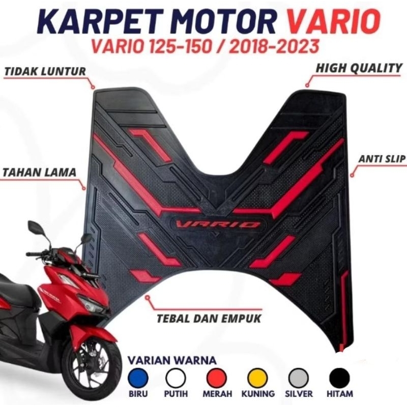 KARPET MOTOR VARIO ALAS KAKI PIJAKAN KAKI VARIO 125 VARIO 150