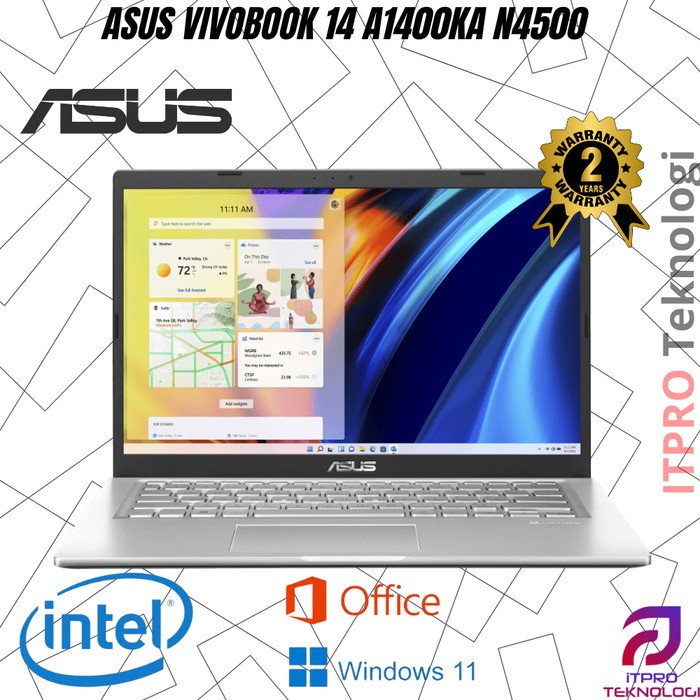 ASUS VIVOBOOK 14 A1400KA - N4500 8GB 256GB