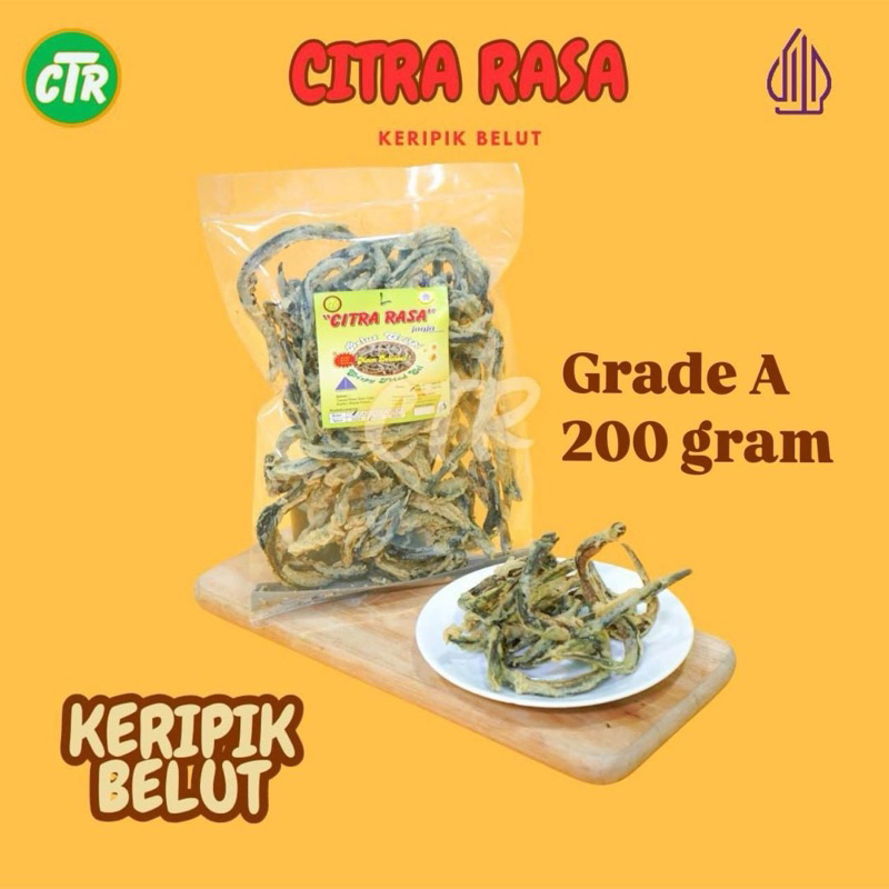 

Keripik Belut 200gr Grade A Citra Rasa