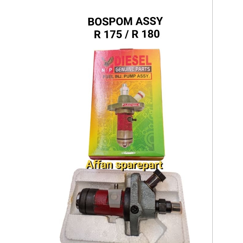 FUEL INJECT PUMP DONGFENG R 175 / R 180 BOSPOM DONGFENG R 175 / R 180 MESIN ( 7 PK / 8 PK ) ORIGINAL