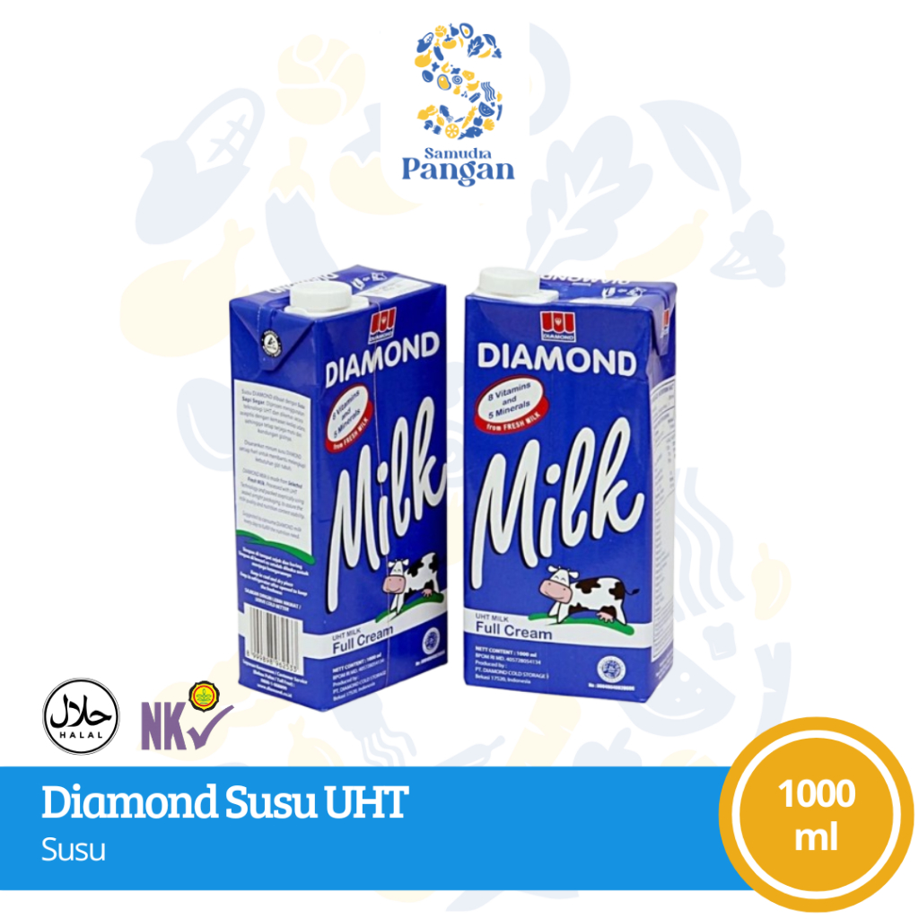 

Diamond Milk Susu UHT 1000 ML / 1 LITER