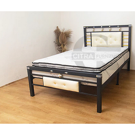 Ranjang Besi Minimalis, ukuran 140x200