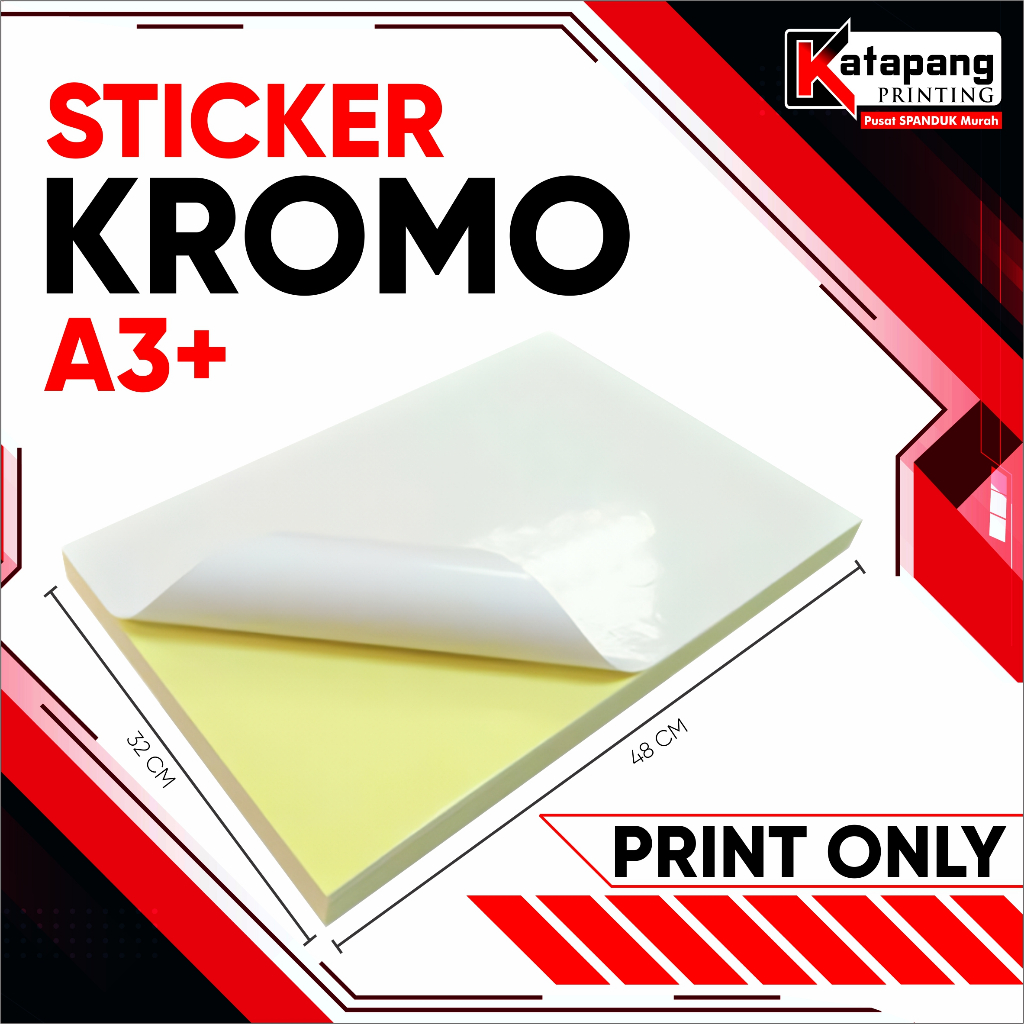 

Sticker A3+ Cetak Stiker Label Kromo / Sticker Label Kue Lebaran / Sticker Label Makanan & Minuman