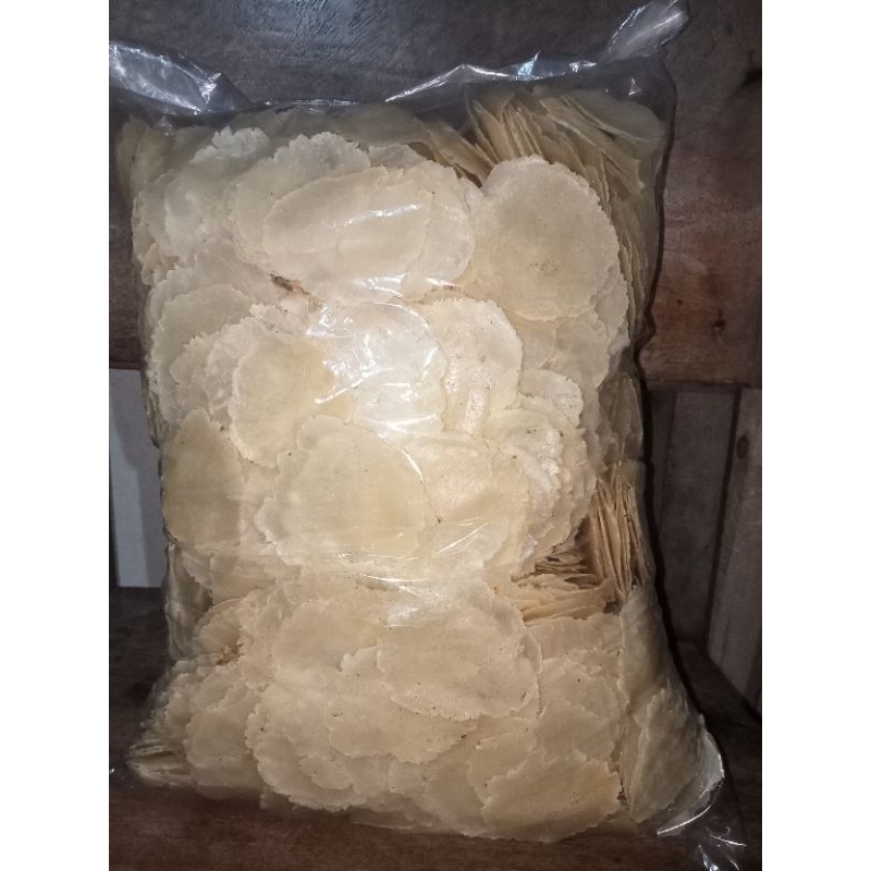

Emping mlinjo mentah Sp garing 1kg cemilan gurih