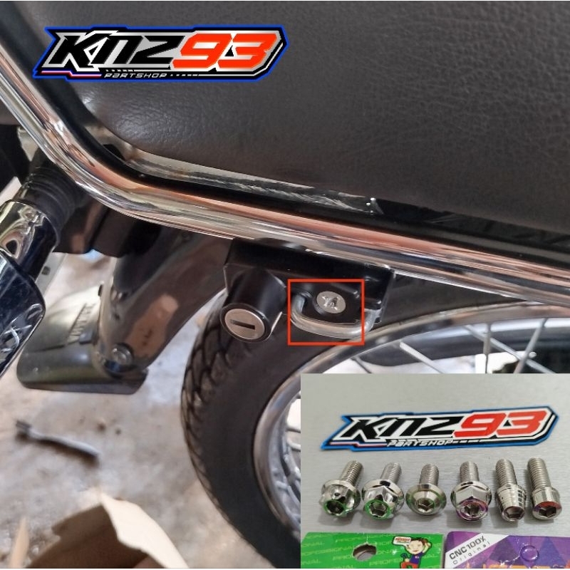 BAUT KUNCI HELEM RX KING PROBOLT STAINLESS ORIGINAL THAILAND