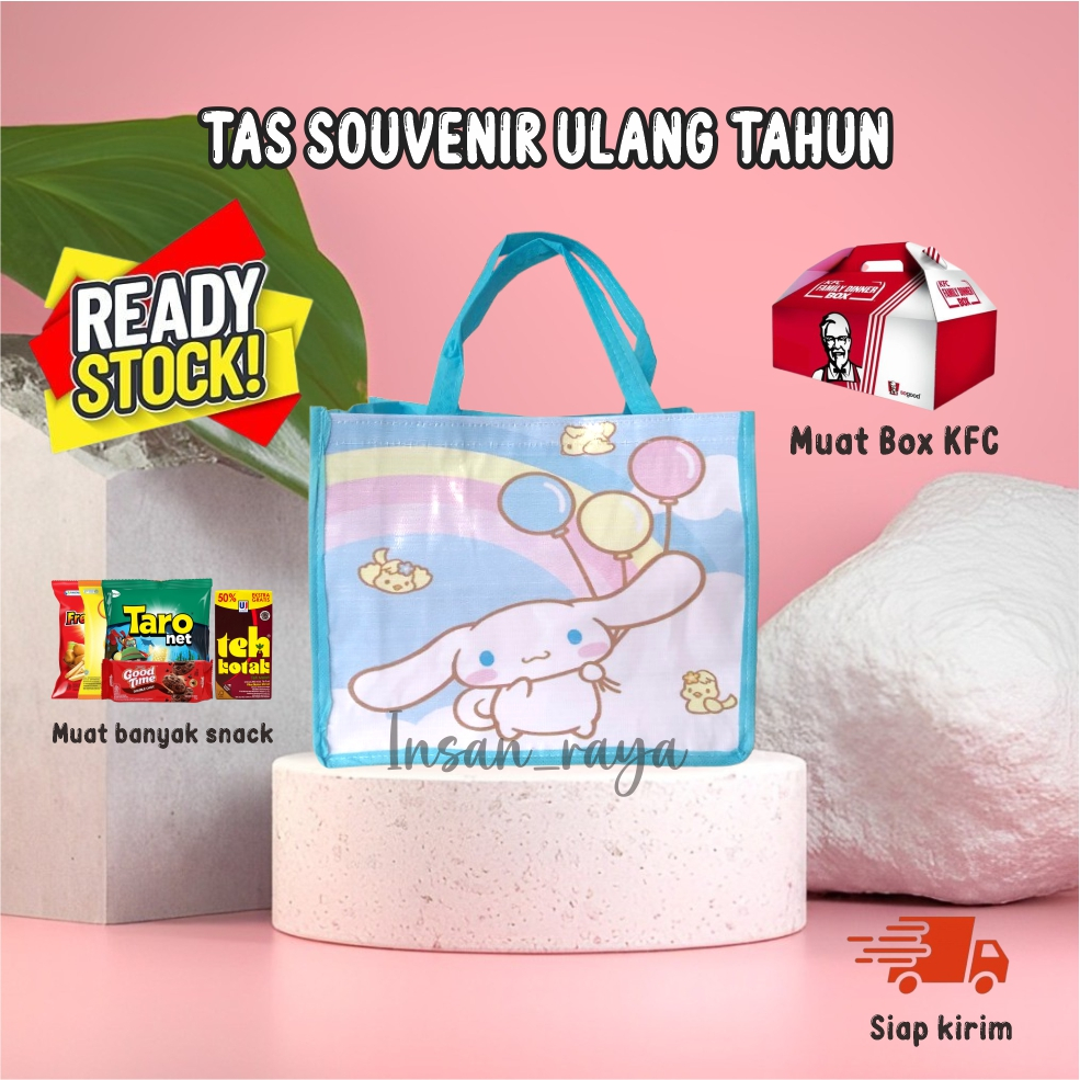 

TAS ULTAH CINAMONROLL READY STOCK/TAS ULTAH MURAH/TAS ULTAH ANAK/TAS ULTAH SIAP KIRIM