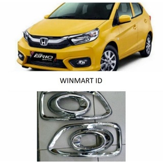 (AUTO IMP) COVER RING FOGLAMP MOBIL BRIO 2019 CHROME