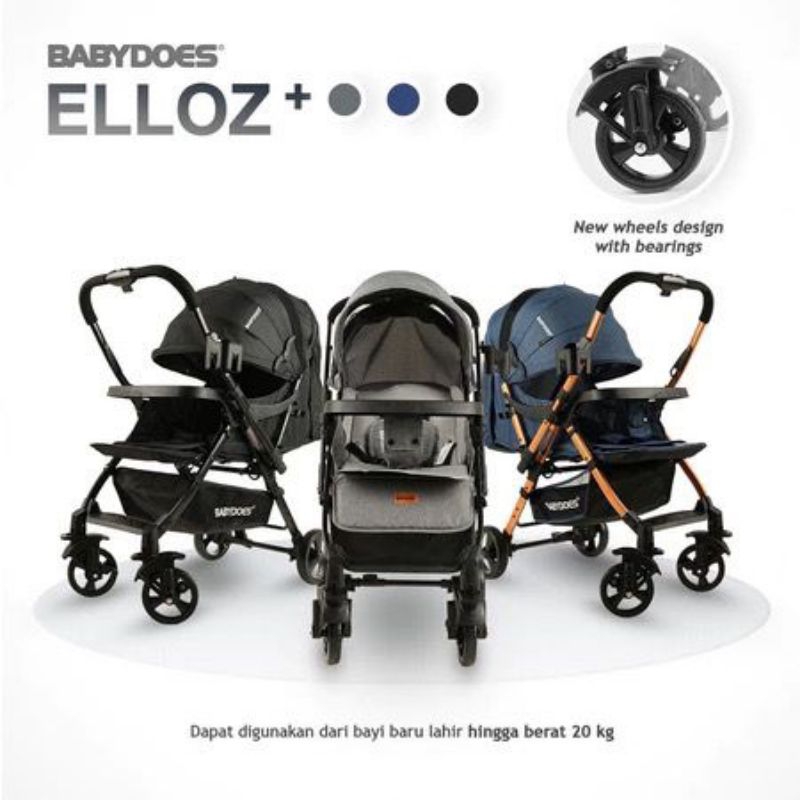 STROLLER BABYDOES ELLOZ+ STROLLER BAYI