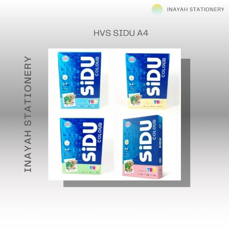 

KERTAS HVS PRINT MEREK SIDU 1RIM ISI 500L Kantor Paper Stationery