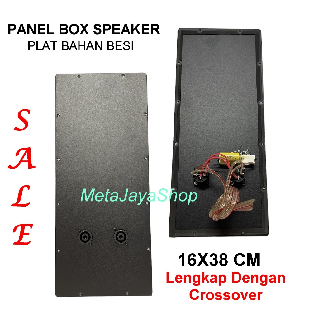 Panel Box Speaker  Plat Box Bahan Besi Lengkap Crossover